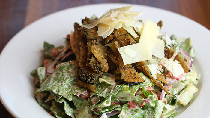 Crispy Eggplant Salad